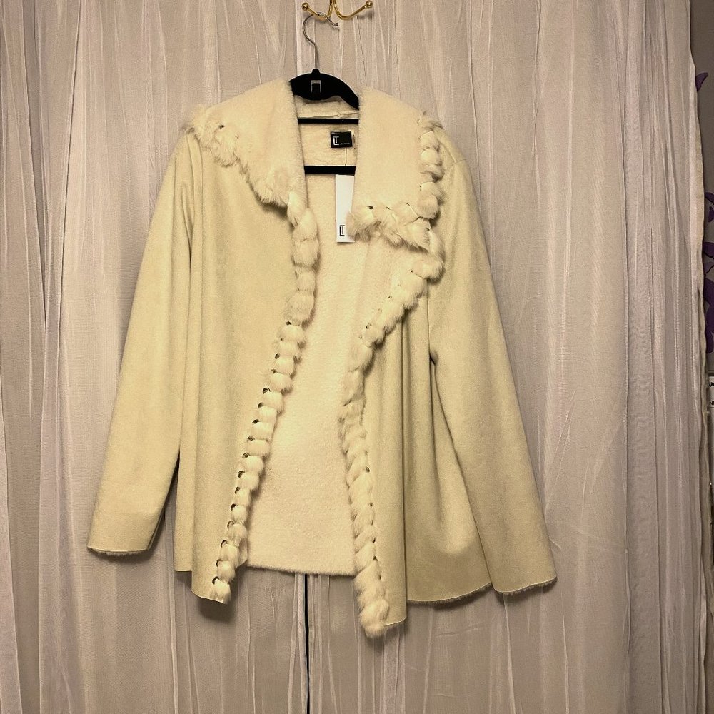 Soft Suede and Fur Jacket